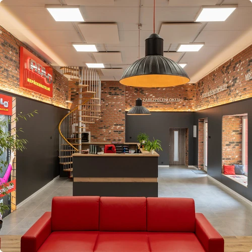 interiér pobočky ADLO