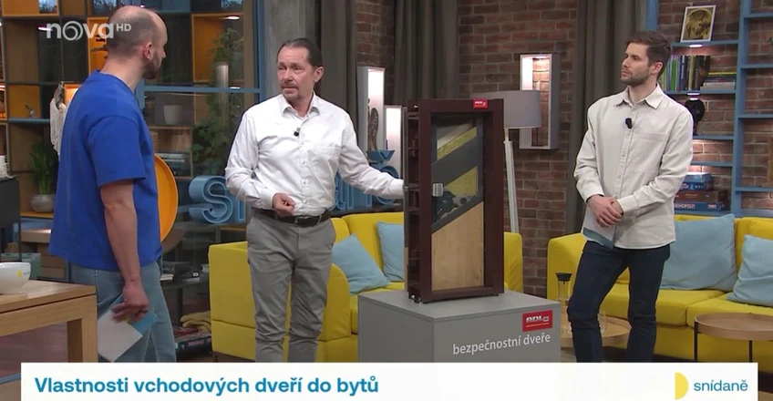 ADLO ve Snídani s Novou – jaké vlastnosti mají mít vchodové dveře